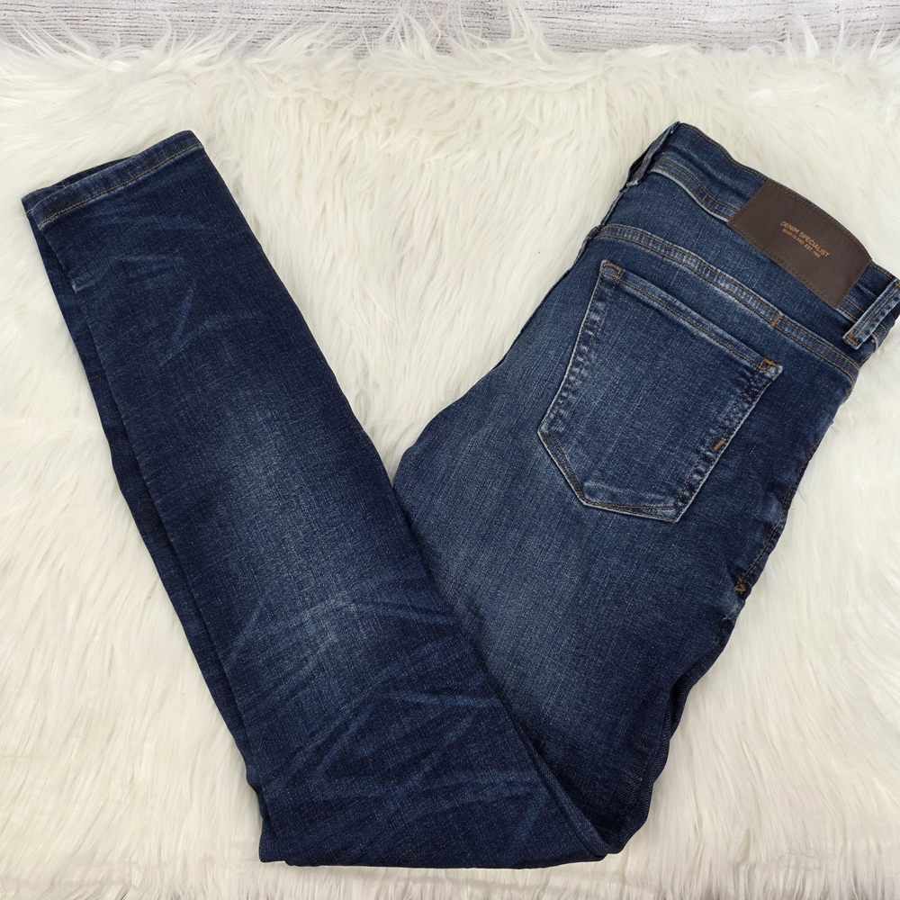 River Island Dark Blue Skinny Jeans